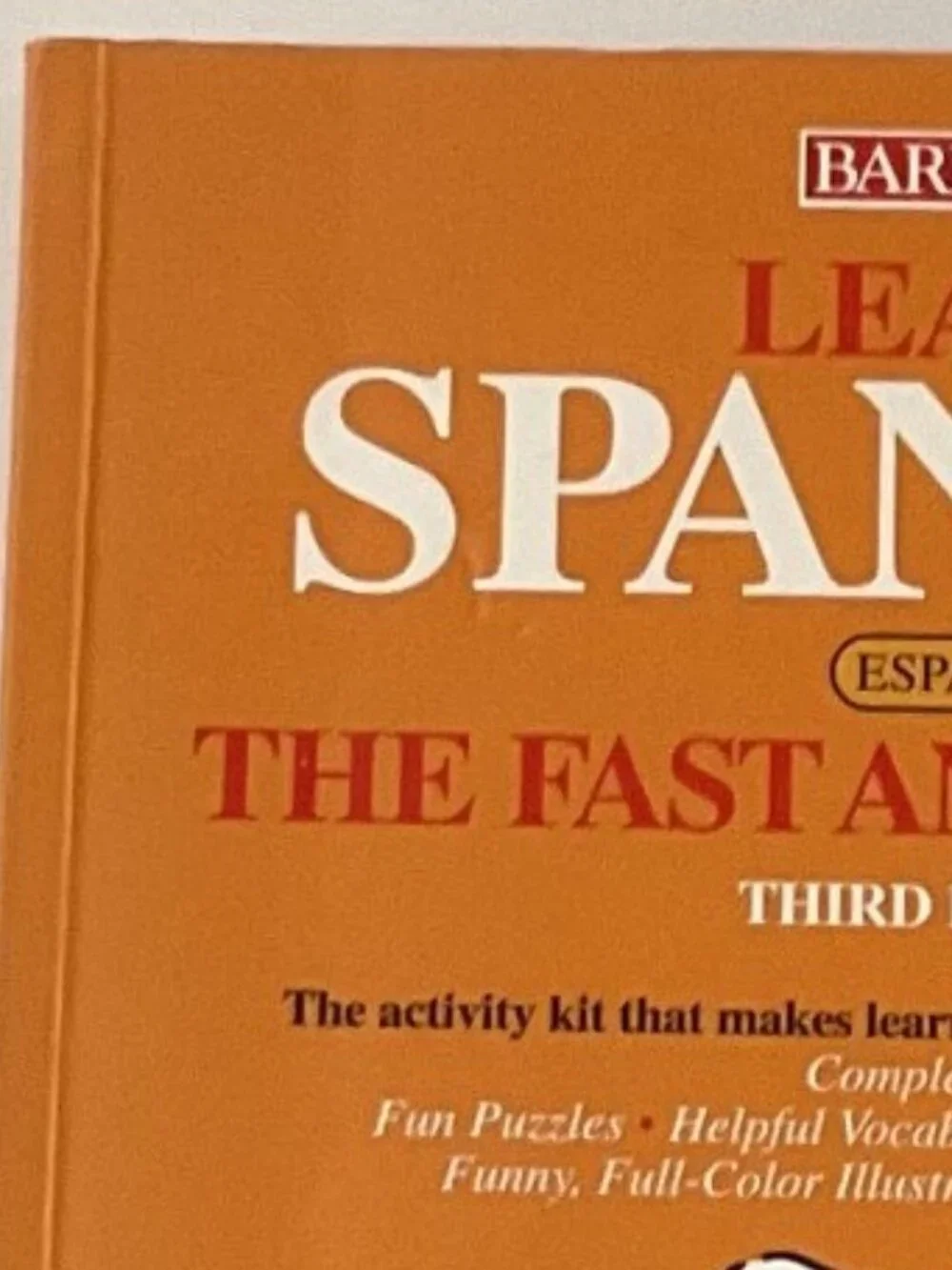 LEARN SPANISH THE FAST AND FUN WAY PAPERBACK BOOK